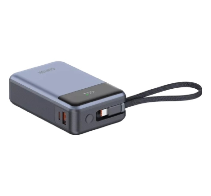 Canyon Батарея універсальна Canyon 20000mAh OnPower 600 PD/65W built-in cable Dark Grey (CNS-CPB600DG)