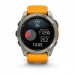 Garmin Смарт-годинник Garmin Fenix 8 47mm AMOLED Sapphire Graphite DLC Titanium with Spark Orange Silicone (010-02904-19)