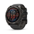 Garmin Смарт-годинник Garmin Fenix 8 51mm AMOLED Sapphire Carbon Gray DLC Titanium with Black Silicone (010-02905-63)