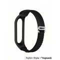 BeCover Ремінець BeCover Nylon Style для Xiaomi Mi Smart Band 7 Black (707655)