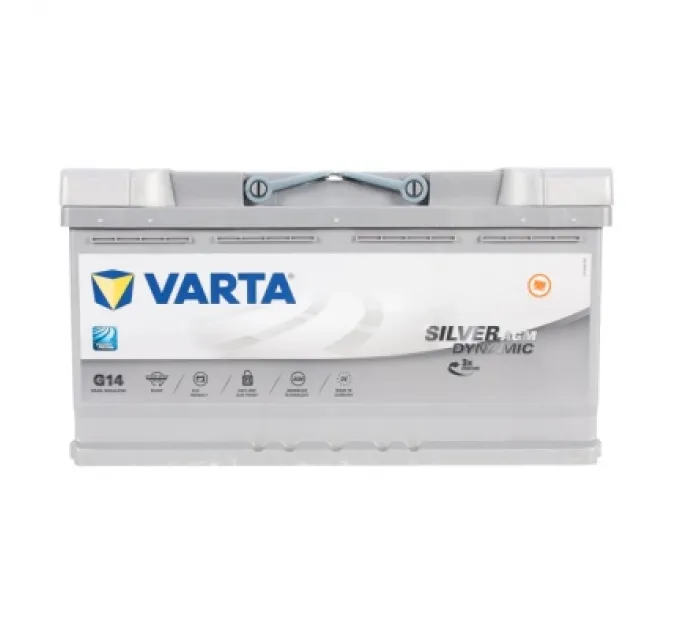 Varta Акумулятор автомобільний Varta Silver Dynamic AGM 95А Ев (-/+) G14 (850EN) (595901085)