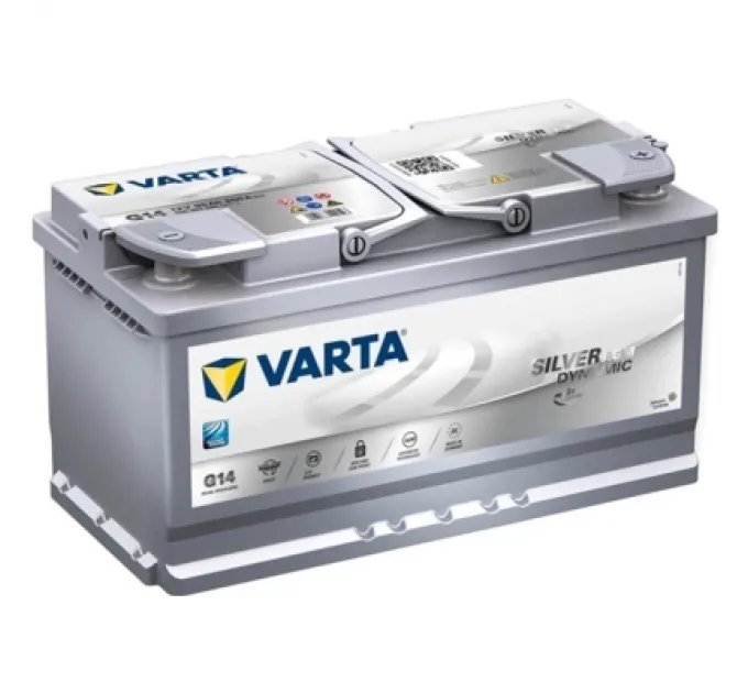 Varta Акумулятор автомобільний Varta Silver Dynamic AGM 95А Ев (-/+) G14 (850EN) (595901085)