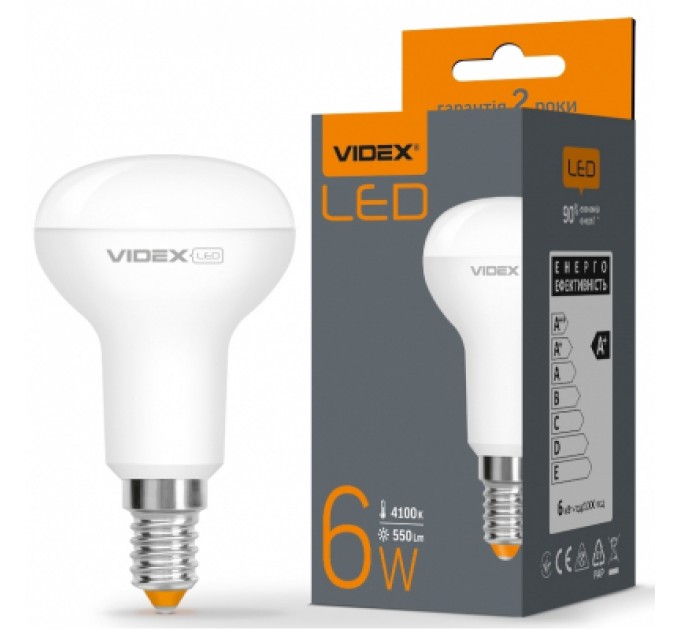 TITANUM Лампочка TITANUM LED R50e 6W E14 4100K (VL-R50e-06144)