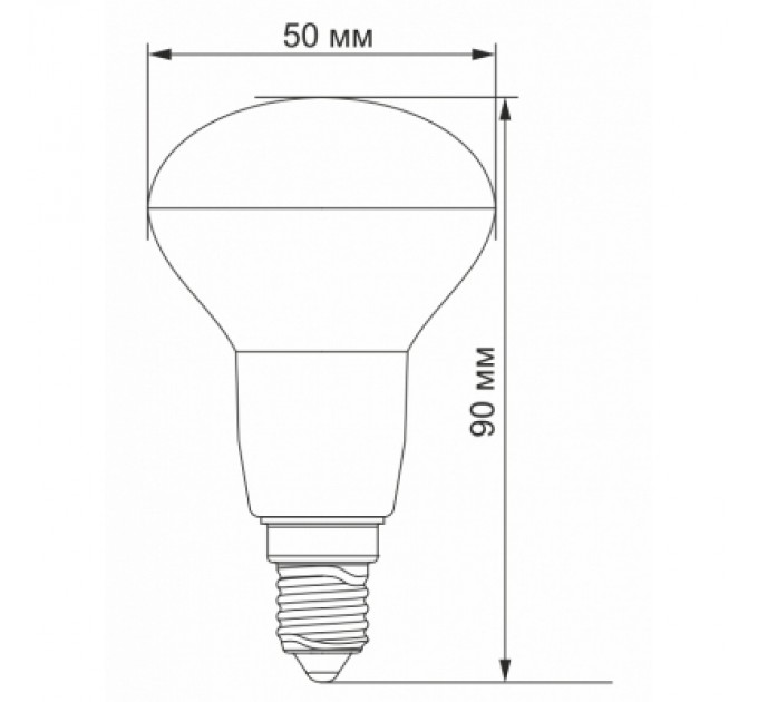 TITANUM Лампочка TITANUM LED R50e 6W E14 4100K (VL-R50e-06144)