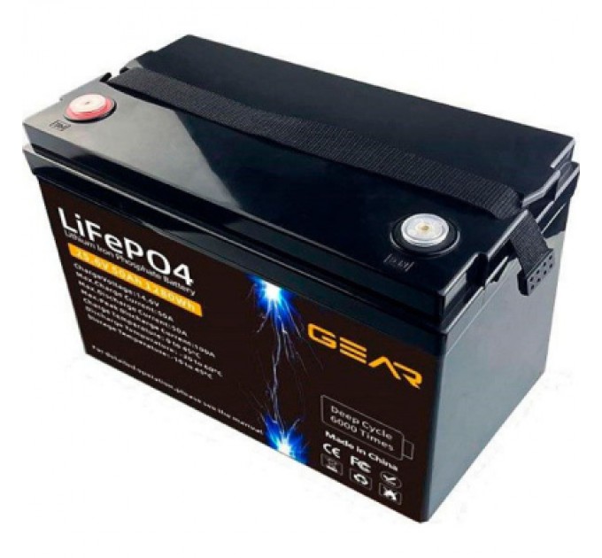 GEAR Батарея LiFePo4 GEAR 25.6V - 50Ah (GB-LiFePo4-25.6-50)