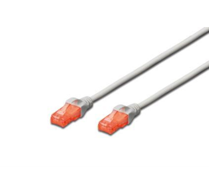 Assmann Патч-корд 0.25м, CAT 6 UTP, AWG 26/7, Cu, LSZH Digitus (DK-1617-0025)