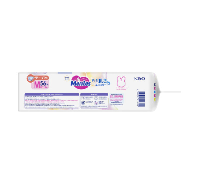 Merries Підгузки Merries розмір M (6-11 кг) 56 шт (4901301418999)