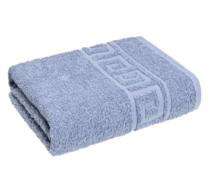 Home Line Рушник Home Line махровий бордюрний (сіро-блакитний) 400 гр/м2, 50х90 см (179749)