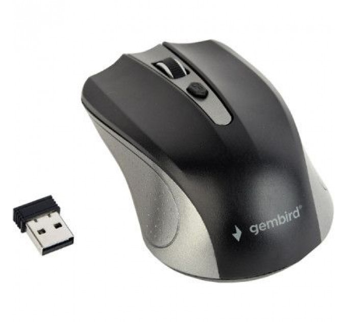 Мишка Gembird MUSW-4B-04-GB Black+Grey (MUSW-4B-04-GB)