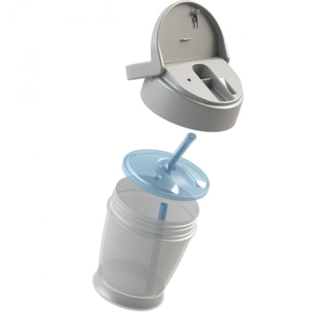 Lovi Поїльник-непроливайка Lovi Lovely Boy із силіконовою трубочкою 350 мл (35/355girl)