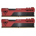 Patriot Модуль пам'яті для комп'ютера DDR4 16GB (2x8GB) 3200 MHz Viper Elite II Red Patriot (PVE2416G320C8K)