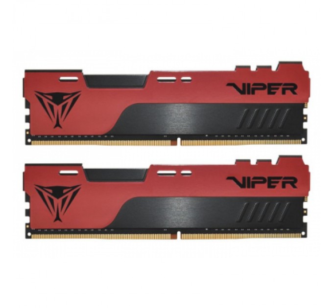 Patriot Модуль пам'яті для комп'ютера DDR4 16GB (2x8GB) 3200 MHz Viper Elite II Red Patriot (PVE2416G320C8K)