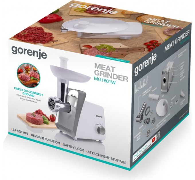 Gorenje М`ясорубка Gorenje MG1601W
