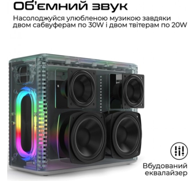 HIFuture Акустична система HiFuture MusicBox 100W Silver (musicbox.silver)