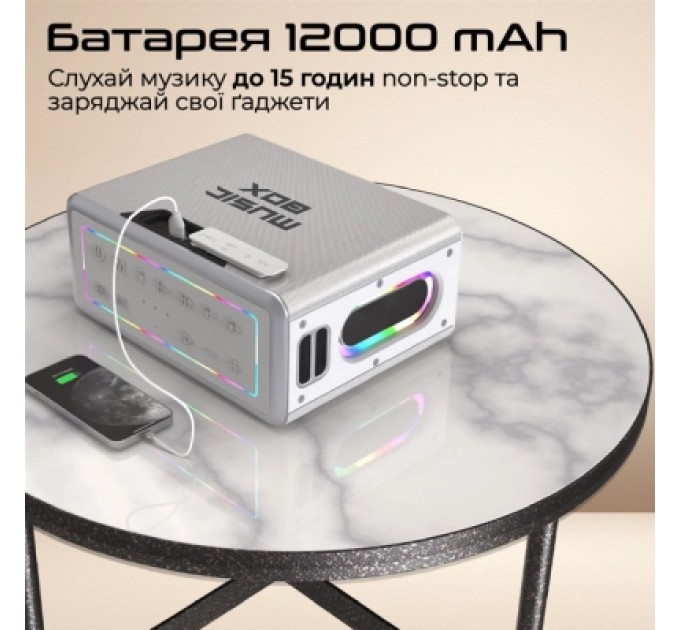HIFuture Акустична система HiFuture MusicBox 100W Silver (musicbox.silver)