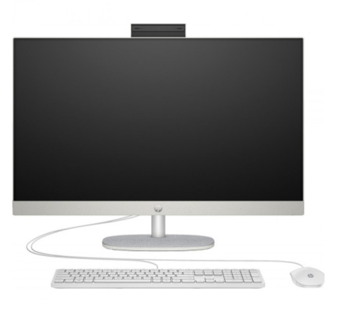 HP Комп'ютер HP 27-cr0057ua AiO / i5-1335U, 16, SSD1Tb, WiFi, Cam, K&M (BV7Y5EA)
