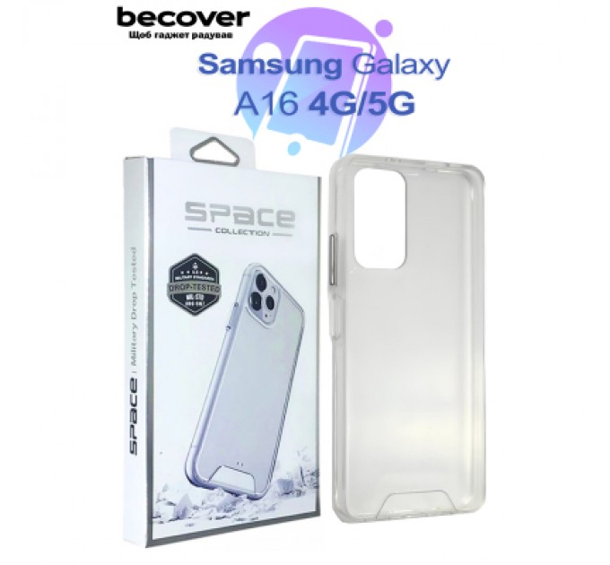 BeCover Чохол до мобільного телефона BeCover Space Case Samsung Galaxy A16 4G SM-A165 / A16 5G SM-A166 Transparent (713751)