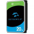 Seagate Накопичувач HDD SATA 20.0TB Seagate SkyHawk AI Surveillance 7200rpm 512MB (ST20000VE004)