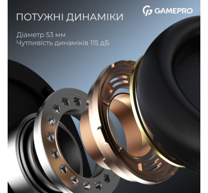 GamePro Навушники GamePro Asgard Freya Black (HS145B)