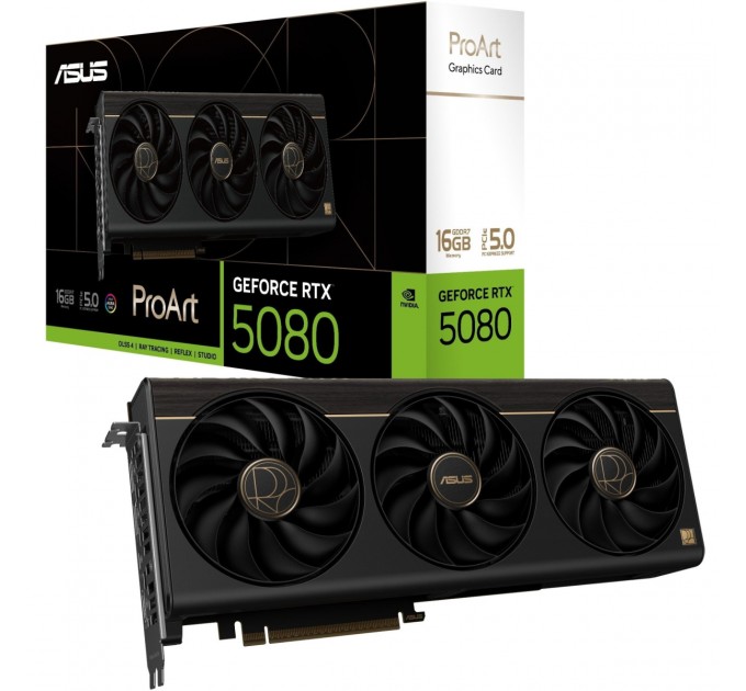 ASUS Відеокарта GF RTX 5080 16GB GDDR7 ProArt OC Asus (PROART-RTX5080-O16G)