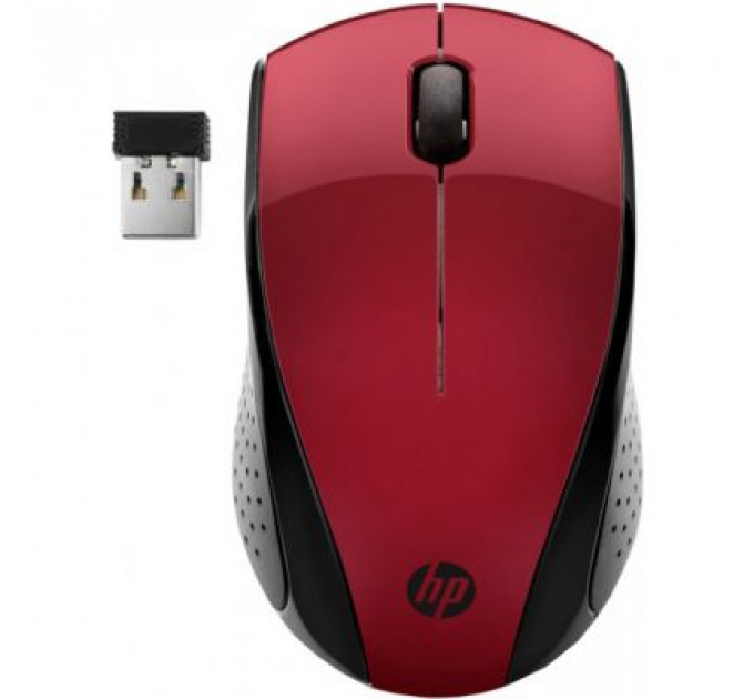 Мишка HP 220 Red (7KX10AA)