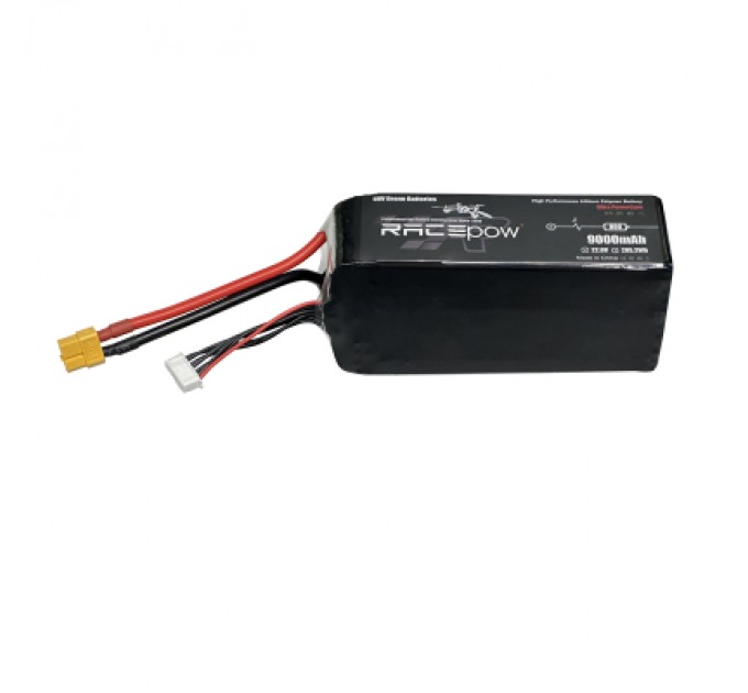 RacePow Акумулятор для дрона RacePow 9000mAh 6S2P 22.8V 80C (9000mAh-6S2P-80C)