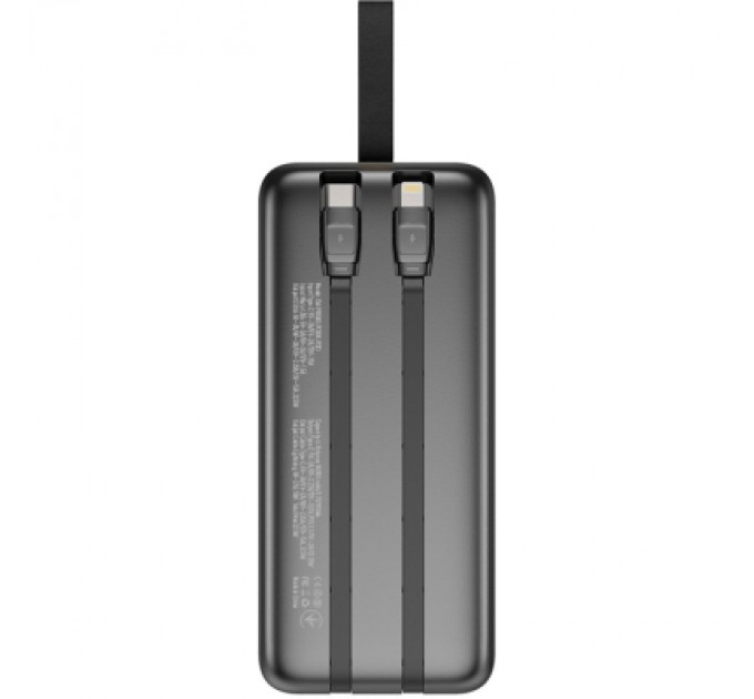 ColorWay Батарея універсальна ColorWay 50 000 mAh PD/18W, QC3.0/22.5, Digital Display, Black (CW-PB500LPC5BK-PDD)