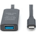 Digitus Дата кабель USB-С Male to USB-A Female 10.0m USB3.2 Gen1 Active 5G Digitus (DA-73111)