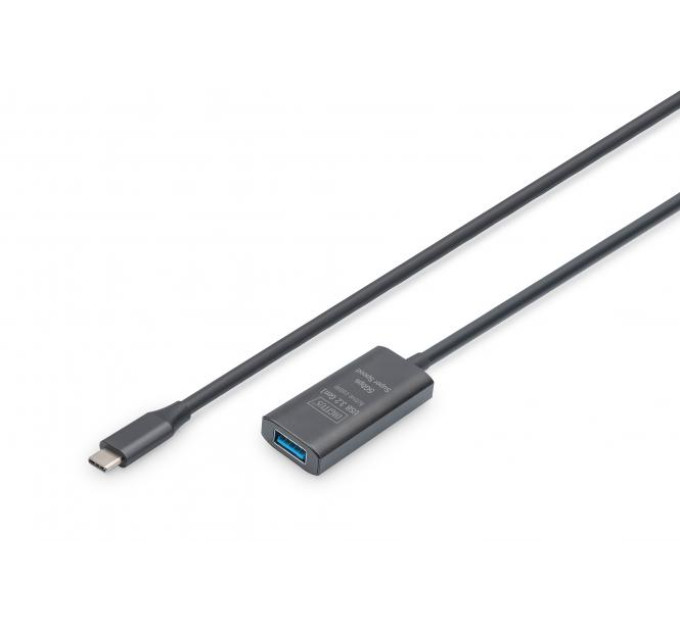 Digitus Дата кабель USB-С Male to USB-A Female 5.0m USB3.2 Gen1 Active 5G Digitus (DA-73110)