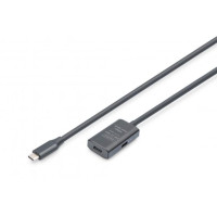 Дата кабель USB-С M/F 5.0m USB3.2 Gen1 Active 5G Digitus (DA-73108)