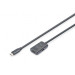 Digitus Дата кабель USB-С M/F 5.0m USB3.2 Gen1 Active 5G Digitus (DA-73108)