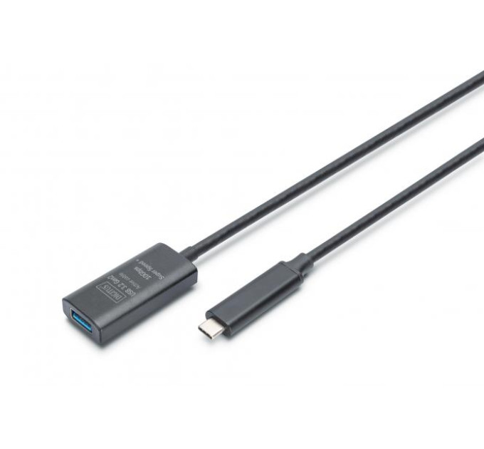 Digitus Дата кабель USB-С Male to USB-A Female 10.0m USB3.2 Gen2 Active 10G Digitus (DA-73113)