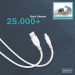 Digitus Дата кабель USB 2.0 AM to Lightning 1.0m 12W white Digitus (AK-600108-010-W)