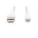 Digitus Дата кабель USB 2.0 AM to Lightning 1.0m 12W white Digitus (AK-600108-010-W)