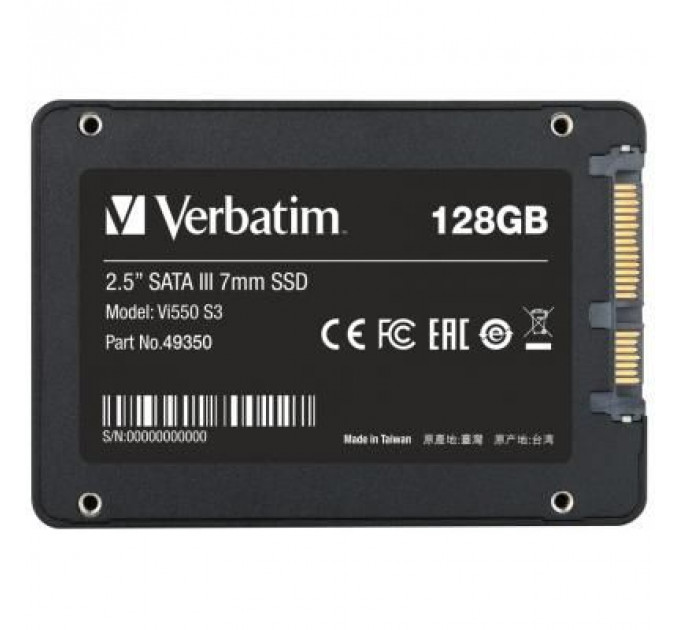 Накопичувач SSD 2.5" 128GB Verbatim (49350)