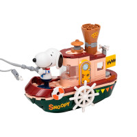 Конструктор Pantasy Snoopy - Steam Boat (86907)