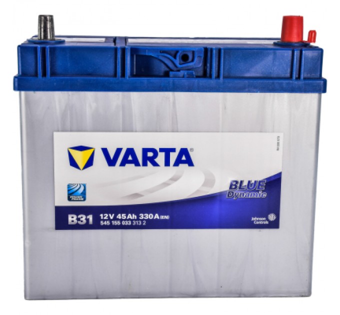 Varta Акумулятор автомобільний Varta Blue Dynamic 45Аh без нижн. бурта (545155033)