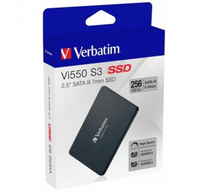Накопичувач SSD 2.5" 256GB Verbatim (49351)