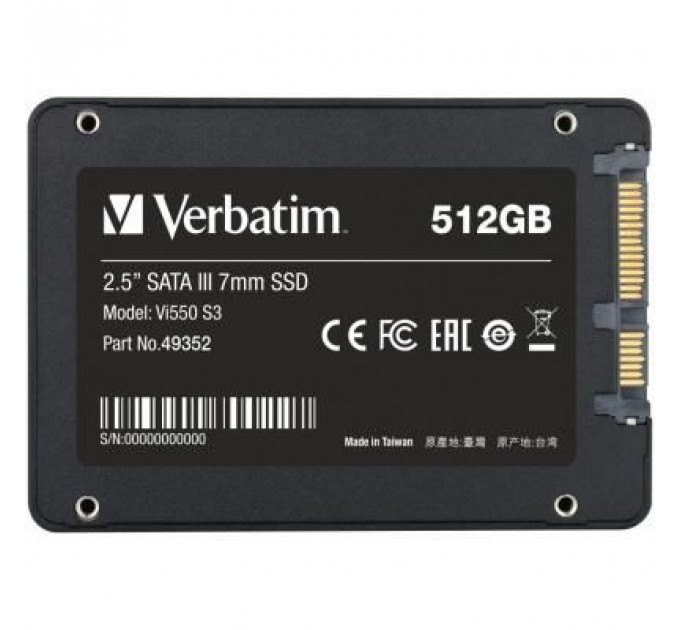 Накопичувач SSD 2.5" 512GB Verbatim (49352)