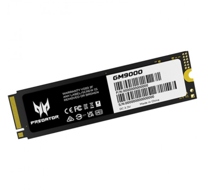 Acer Predator Накопичувач SSD M.2 2280 1TB GM9000 Acer Predator (BL.9BWWR.129)