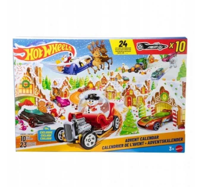 Hot Wheels Ігровий набір Hot Wheels Адвент-календар 2025 (JCB47)