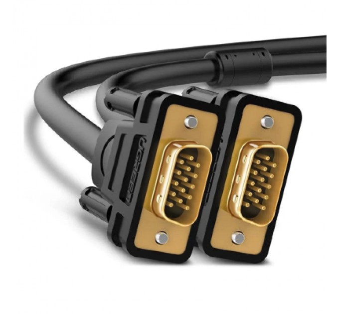 Ugreen Кабель мультимедійний VGA M to VGA M 1.0m VG101 black Ugreen (11673)