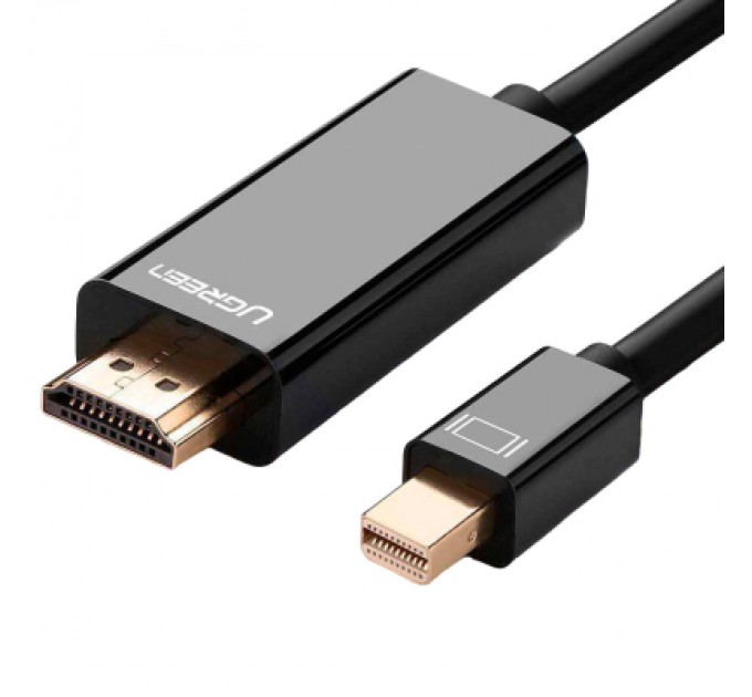Ugreen Кабель мультимедійний miniDisplayPort M to HDMI M 1.5m MD101 4K black Ugreen (20848)