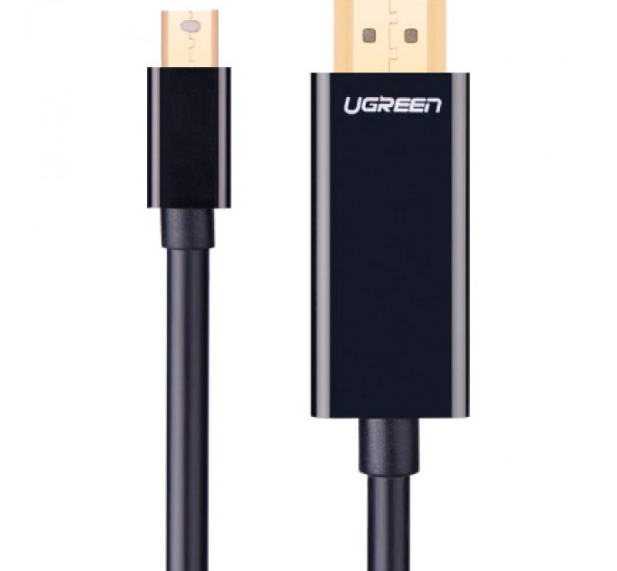 Ugreen Кабель мультимедійний miniDisplayPort M to HDMI M 1.5m MD101 4K black Ugreen (20848)