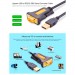 Ugreen Кабель для передачі даних USB to COM M 1.5m DB9 RS-232 CR104 black Ugreen (20211)