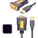 Ugreen Кабель для передачі даних USB to COM M 1.5m DB9 RS-232 CR104 black Ugreen (20211)