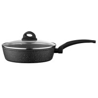 Сковорода Ardesto Gemini Gourmet Viareggio Cover Grey 24 см (AR1924GDL)