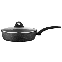 Сковорода Ardesto Gemini Gourmet Viareggio Cover Grey 26 см (AR1926GDL)