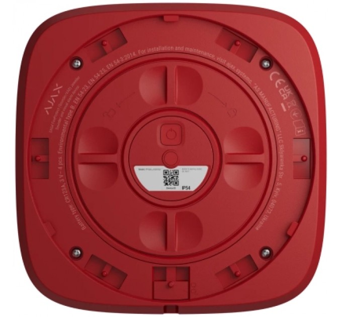 Ajax Сирена Ajax EN54 FireProtect Sounder red
