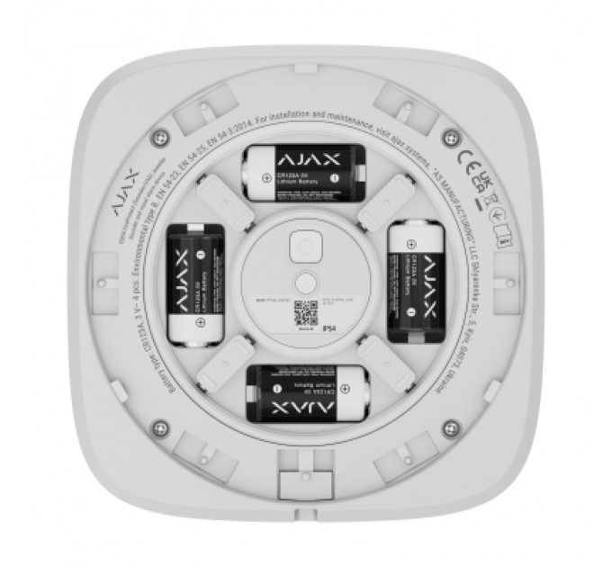 Ajax Сирена Ajax EN54 FireProtect Sounder white
